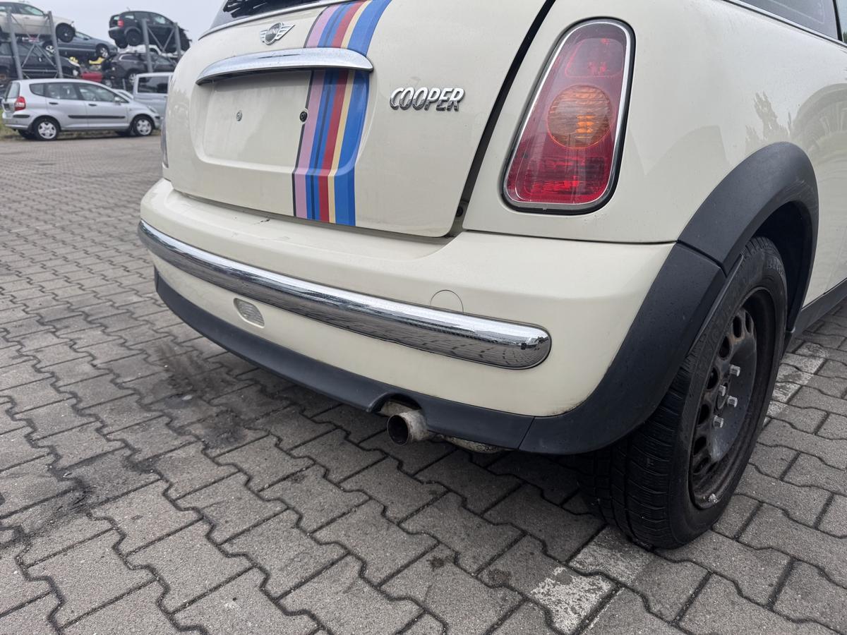 Mini Cooper R50 original Sto&szlig;stange Stossf&auml;nger hinten PEPPER WHITE 850 Bj.2003